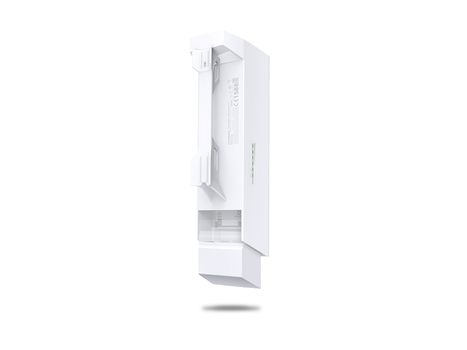 TP-LINK 2.4 GHz 300 Mbps 9 dBi Outdoor CPE
PORT: 1 10/100 Mbps Shielded Ethernet Port
SPEED: 300 Mbps at 2.4 GHz
FEATURE: 9 dBi, 5+ km, IPX5 Weatherproof,  Passive PoE, MAXtream TDMA, Centralized Management,  S (CPE210)