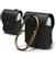 ELAGO Leather Case, Sort For AirPods 1/2, kompatibel med kablet og trådløst ladeetui