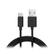 VEHO UK Pebble USB 3.0 USB Type-C kabel 1m Sort