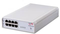 MICROSEMI 4-Port PoE Midspan, 15.4W per port, 10/100/1000BaseT, AC Input, EU Power Cord