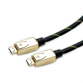 ROLINE GOLD DisplayPort Cable, v1.4, DP - DP, M/M, 1m (11.04.5920)