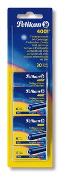 PELIKAN Tintenpatrone 4001 TP/5  Königsblau 5Stück (330845)