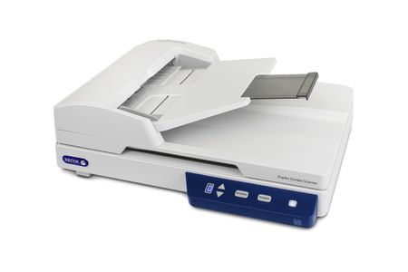 XEROX Duplex Combo Scanner - Dokumentskanner - Kontaktbildsensor (CIS) - Duplex - 216 x 2997 mm - 600 dpi - ADM (35 ark) - upp till 1500 scanningar per dag - USB 2.0 (100N03448)