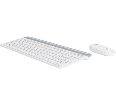 LOGITECH Slim Wireless Keyboard and Mouse Combo MK470 - OFFWHITE - PAN - NORDIC (920-009201)