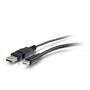 C2G 8in Mini DisplayPort Male to VGA + Audio Female Active Adapter Converter - Black - Videokonverterare - Mini DisplayPort - VGA - svart (84683)