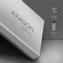 AXAGON M.2 NVMe SSD USB-C 3.1 Gen 2. 42-80mm Box Factory Sealed (EEM2-UG2)