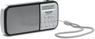 TechniSat TechniRadio RDR - bærbar DAB-radio sølv - kun 124 gram - oppladbar med opptil 10 timer batteritid (0002/3922)