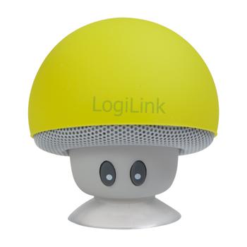 LOGILINK Portable Speaker Grey, Yellow (SP0054YW)
