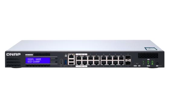 QNAP QGD-1600P - switch - 16 porter - smart - rackmonterbar (QGD-1600P-8G)
