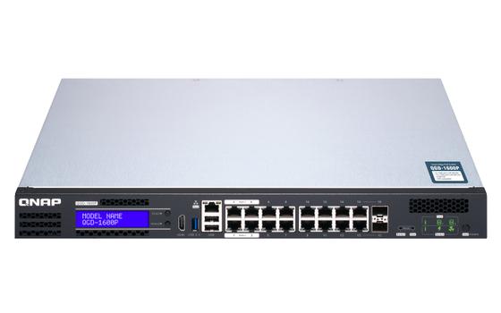 QNAP QGD-1600P - switch - 16 porter - smart - rackmonterbar (QGD-1600P-8G)