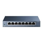 TP-Link TL-SG108 8-port Metal Gigabit Switch - switch - 8 porter - ikke-styrt (TL-SG108)