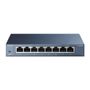 TP-LINK 8-port Metal Gigabit Switch 5 10/ 100/ 1000M RJ45 ports supports GMP Snooping IEEE 802.1p QoS Plug and Play metal case (TL-SG108)