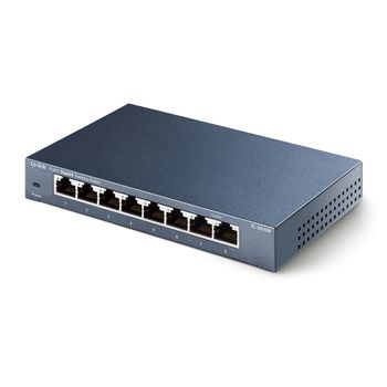 TP-LINK 8-Port Gigabit Desktop Switch
PORT: 8  Gigabit RJ45 Ports
SPEC: Desktop Steel Case
FEATURE: Plug and Play (TL-SG108)