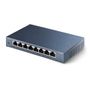 TP-LINK 8-PORT METAL GIGABIT SWITCH, 8 10/ 100/ 1000M RJ45 PORTS        IN CPNT (TL-SG108)