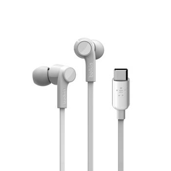 BELKIN Rockstar Headphones with USB-C Connector White / G3H0002btWHT (G3H0002BTWHT)