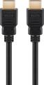 GOOBAY Series 2.1 8K Ultra High Speed HDMI Kabel mit Ethernet, vergoldet, black, 1.5 m - High speed cable for 8K@60 Hz