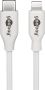 Goobay USB-Câ?¢ USB charging and sync cable, 2 m, white - MFi cable for Apple iPhone/iPad, white
