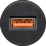 Goobay KFZ USB 1xUSB 2,4A (QC3.0) schwarz mini PL (45162)