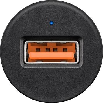 Goobay KFZ USB 1xUSB 2,4A (QC3.0) schwarz mini PL (45162)