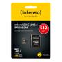 INTENSO MICRO Secure Digital Card Micro SD Class 10 UHS-I, 512 GB Speicherkarte (3423493)