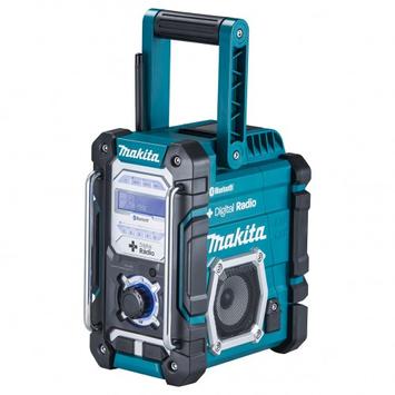 Makita DMR112 DAB-radio, Bluetooth, IP64 uten batteri, CXT/LXT - 7.2V, 12V, 14.4V, 18V