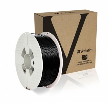VERBATIM 3D Printer Filament PET-G 1.75MM 1KG BLACK (55052)