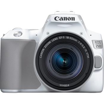 CANON EOS 250D -järjestelmäkamera,  valkoinen + 18-55 IS STM (3458C001)
