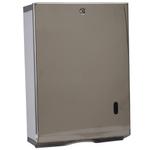 ABENA Dispenser,  neutral, Maxi, 11, 5x27x36cm,  grå, rustfrit stål, til alle typer håndklædeark (2671)