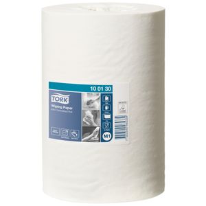 TORK Håndklæderulle,  Tork M1 Standard, 1-lags, Mini, 120m x 21,5cm, Ø14cm, hvid, blandingsfibre,  uden hylse (23905101*11)