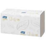 Håndklædeark,  Tork Xpress H2 Premium, 2-lags, W-fold, 34x21, 2cm,  8,5 cm, hvid, 100% nyfiber