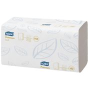 TORK Håndklædeark,  Tork Xpress H2 Premium, 2-lags, Z-fold, 25, 5x21, 2cm,  8,5 cm, hvid, 100% nyfiber (23905901*3150)