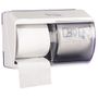 ABENA Dispenser til 2 ruller toiletpapir transparent