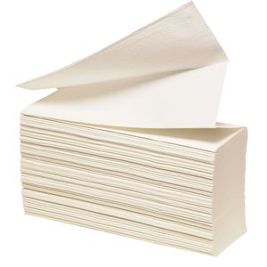 ABENA Håndklædeark,  Abena Care-Ness Excellent,  3-lags, Z-fold, 24x23, 5cm,  8 cm, hvid, 100% nyfiber (6124*3125)