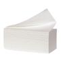 _ Håndklædeark, neutral, 3-lags, V-fold, 21,5x24cm, 10,5 cm, hvid, 100% nyfiber
