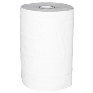 ABENA Håndklæderulle,  neutral, 3-lags, 65m x 22cm, Ø14,8cm, hvid, 100% nyfiber (911101*10)