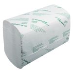 Håndklædeark,  Kimberly-Clark Scott, 1-lags, V-fold, 22x21cm, 10,5 cm, hvid, 100% nyfiber, airflex