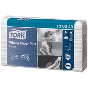 TORK Industriaftørring,  Tork W4 Plus, 2-lags, 32, 4x38, 5cm,  hvid, 100% nyfiber (954401*1000)