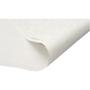 Damask Stikdug, Damask, 80x80cm, hvid, genanvendt papir