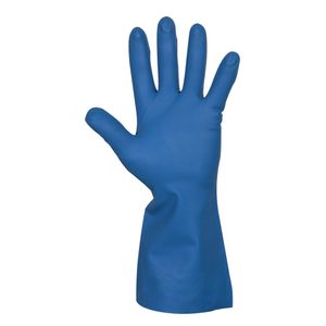 DPL Nitril handske, DPL Interface Plus, 7, blå, nitril, indvendig velourisering (490053*12)