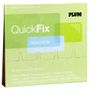 QuickFix Hæfteplaster, QuickFix, 7,2x2,5cm, blå, á 45 stk. plaster, sporbart