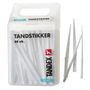 Tandex Tandstikker, Tandex, 15,2x8,8x8cm, hvid, 80 stk., trekantede
