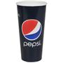 Pepsi Papbæger, Pepsi, 17cm, Ø9cm, 50 cl, 60 cl, blå, pap/PE, 22 oz