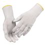 ABENA Strikket handske, ABENA, 10, hvid, bomuld, tricot, latexfri elastik