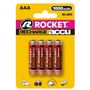 Rocket Batteri, Rocket, Genopladeligt, AAA, 1,2V 