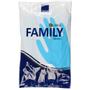 _ Vinyl handske, Abena Family, XL, blå, vinyl, indvendig velourisering, phthalatefri
