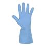 _ Vinyl handske, Abena Family, S, blå, vinyl, indvendig velourisering, phthalaterfri