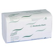 KIMBERLY-CLARK Håndklædeark,  Kimberly-Clark Scott, 1-lags, Z-fold, 31, 5x21, 5cm,  10,5 cm, hvid, blandingsfibre (894101*3180)