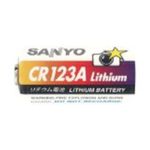 SANYO Batteri, Sanyo, Lithium, CR123A *Denne vare tages ikke retur* (23261503)
