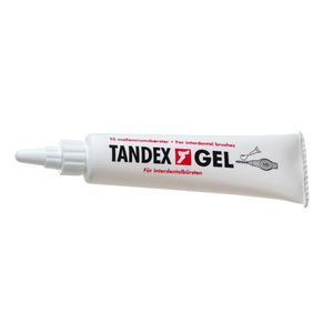Tandex Tandpasta gel, Tandex Prevent, 15 ml, til mellemrumsbørster,  med chlorhexidin og flour, tube *Denne vare tages ikke retur* (23941601*12)
