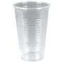 Abena Fadølsglas, 13,8cm, Ø9,5cm, 50 cl, 60 cl, klar, PP, med riller